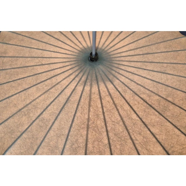 Cream Mid-Century Cocoon Lamp attributed to Friedel Wauer for Goldkant Leuchten, Germany, 1960s For Sale - Image 8 of 17