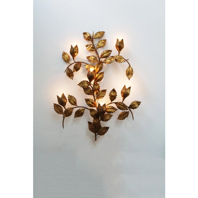 Hollywood Regency Florentine Wall Light from Kögl, 1970s For Sale - Image 4 of 11