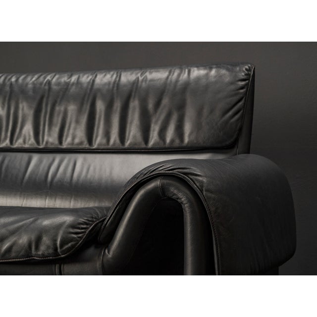DS 2011-12 Sofa in Blue Leather from de Sede, 1980s For Sale - Image 15 of 17