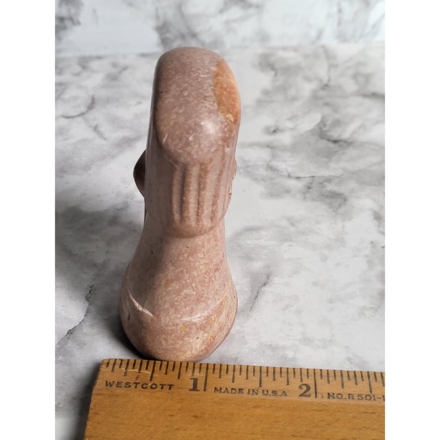 Late 20th Century Hand Carved African Soapstone Sculpture For Sale - Image 12 of 12