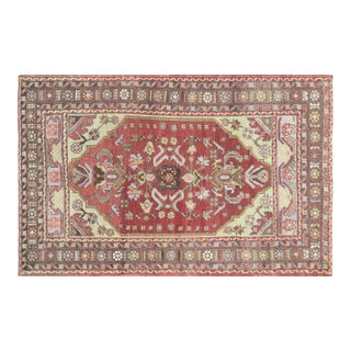 1960s Turkish Oushak Rug For Sale
