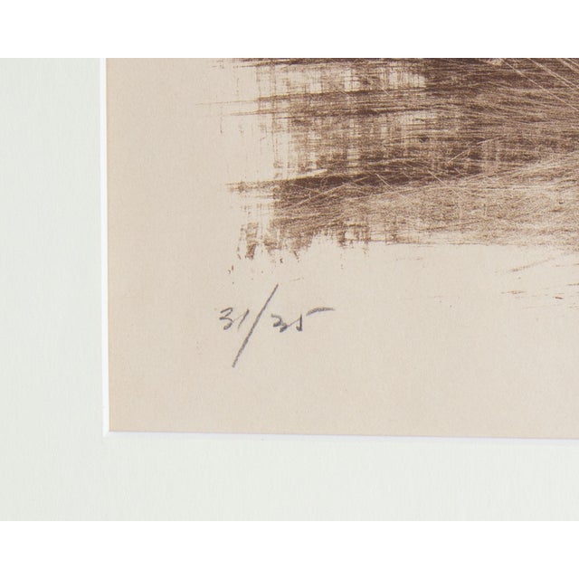 Printmaking Materials Lithograph of a Bull John Chin Young For Sale - Image 7 of 8