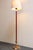 Art Deco Red Painted Metal, Glass and Brass Torchiere Floor Lamp For Sale - Image 4 of 18