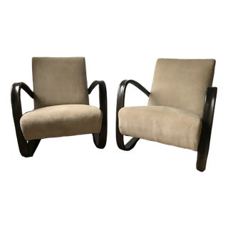Set of H 269 Lounge Chairs by Jindrich Halabala, 1930s For Sale
