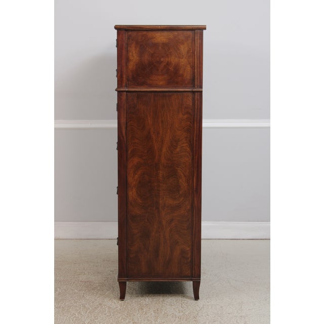 Theodore Alexander Theodore Alexander 7 Drawer Mahogany High Chest For Sale - Image 4 of 13