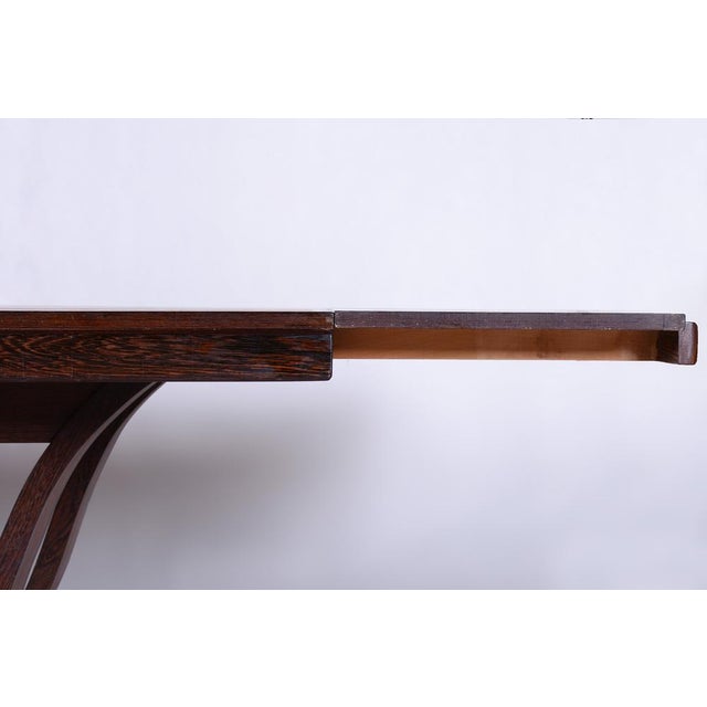 Brown Art Deco Folding Table in Wengé, France, 1920s For Sale - Image 8 of 16