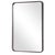 Soft Cornered Black Framed Mirror For Sale - Image 4 of 6