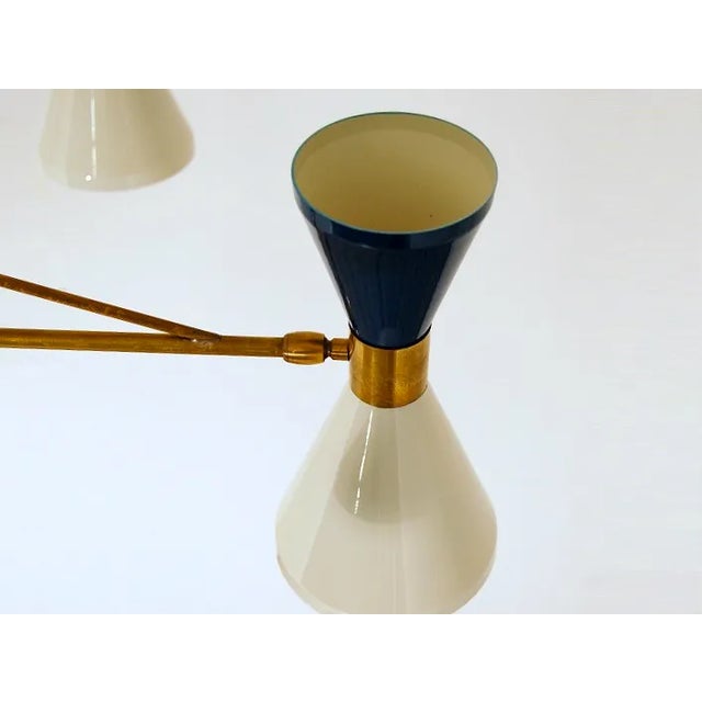 Mid-Century Modern 1960s Mid-Century Italian Diabolo Chandelier For Sale - Image 3 of 6