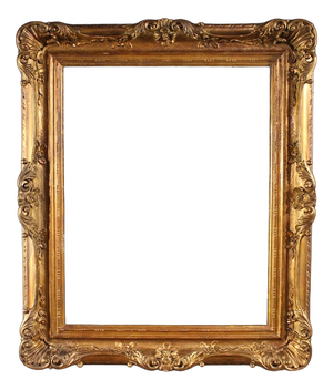 Vintage Italian Carved and Gilded Frame, 1930
