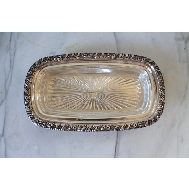 Vintage Onida Silverplate Lidded Butter Dish For Sale - Image 10 of 12