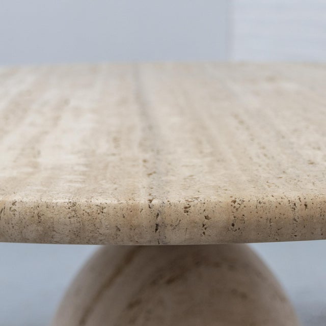 Travertine Finale Coffee Table by Peter Draenert for Draenert, 1970s For Sale - Image 9 of 18