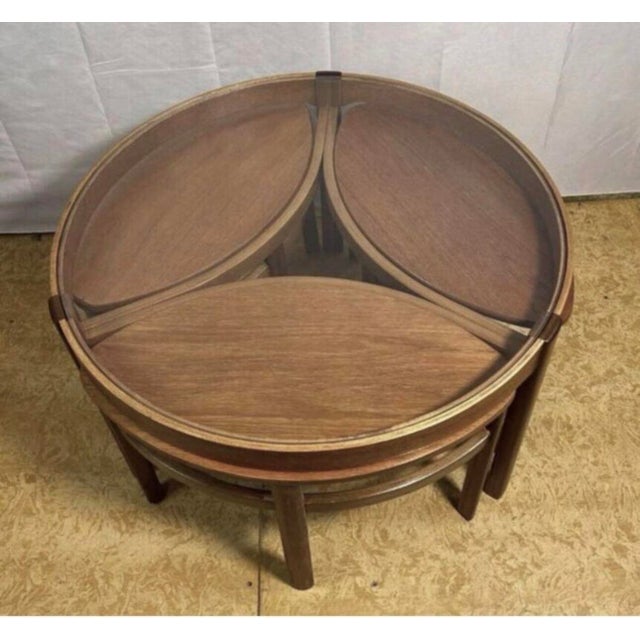 1960s Mid-Century Vintage Teak Trinity Coffee Table from Nathan, 1960s, Set of 4 For Sale - Image 5 of 9