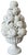A striking Italian majolica fruit topiary with the abundance of a garden harvest and the elegance of an all-white palette....