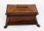 19th Century George IV Gonçalo Alves & Amboyna Marquetry Tea Caddy, 1825 For Sale - Image 9 of 18