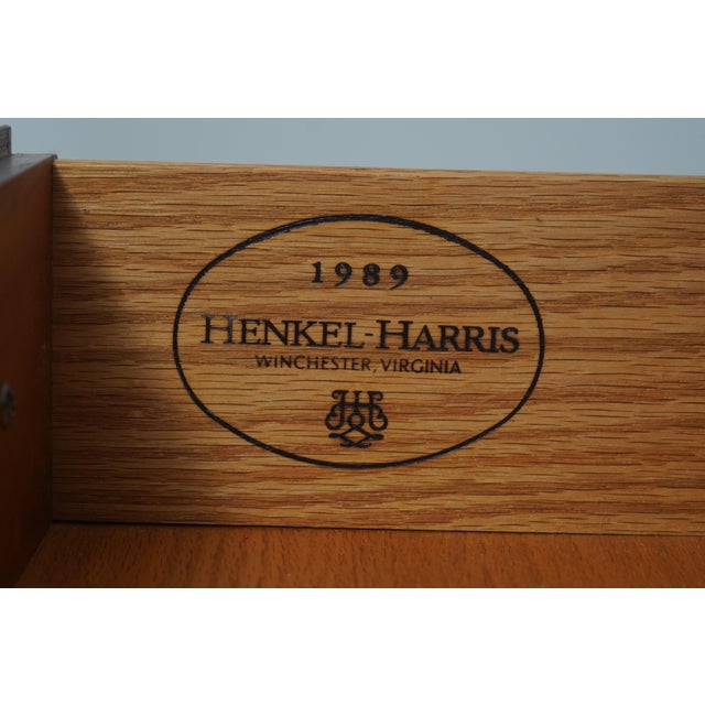 Henkel Harris Cherry 4 Drawer Bachelors Chest For Sale - Image 16 of 16