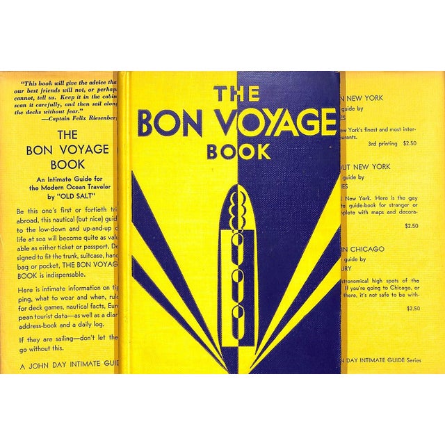 "Old Salt" [129] pp. The John Day Company 1931 7 5/8" x 5 1/4" Chapters on Seasickness, Hints on Dress, Costume...