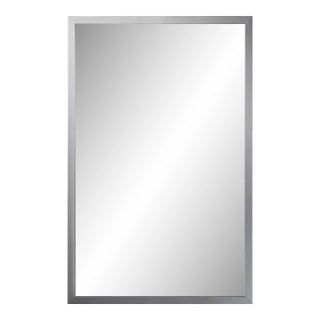 Large Williams Sonoma Home Heavy Chrome Framed Wall Mirror (May 2022) For Sale