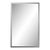 Large Williams Sonoma Home Heavy Chrome Framed Wall Mirror (May 2022) For Sale