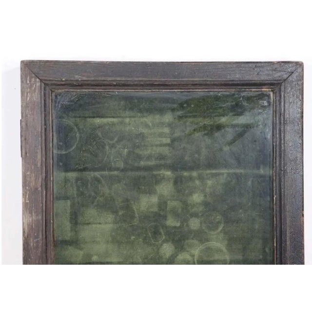 Mid 20th Century European Wall Mount Wood Vitrine Showcase For Sale - Image 4 of 9