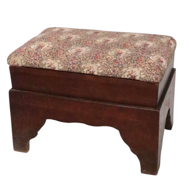 Antique American Footstool C 19th C. For Sale - Image 12 of 16