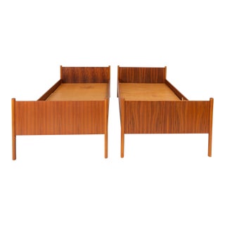 Single Scandinavian Modern Twin Bed by Westnofa For Sale