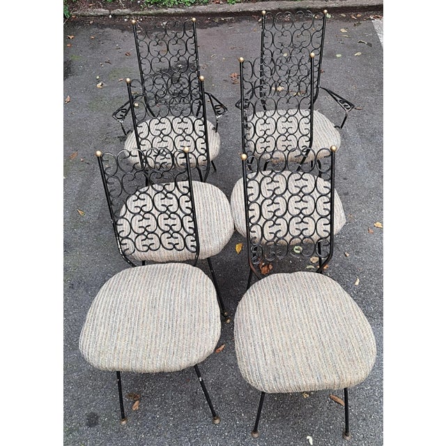 Arthur Umanoff Mid 20th Century Mid-Century Modern Arthur Umanoff Dining Set-Unsigned For Sale - Image 4 of 10