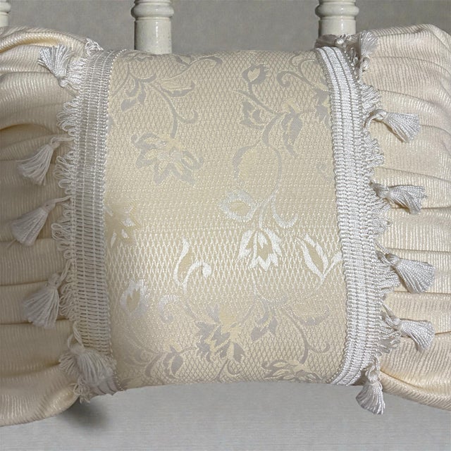 Textile French Country Decorative Pillow 12x18 Unused For Sale - Image 7 of 8