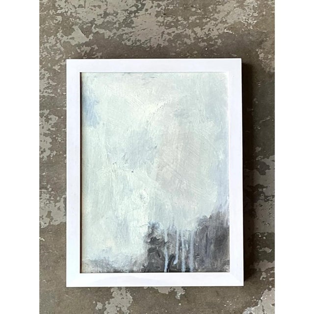 Vintage Abstract Expressionist Painting For Sale - Image 4 of 12