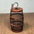 Vintage Chinese Pearwood Cricket / Cicada Cage With Metal Hook, Chinoiserie Decorative Insect Cage For Sale In Los Angeles - Image 6 of 9