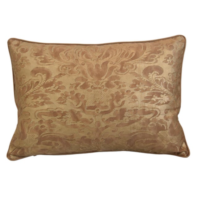 Textile Mariano Fortuny Sevigne Italian Feather/Down Pillow For Sale - Image 7 of 8