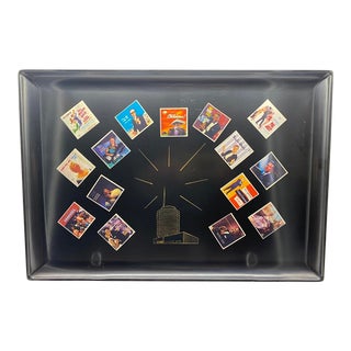 Vintage Couroc of Monterey Capitol Records Bar/Serving Tray For Sale