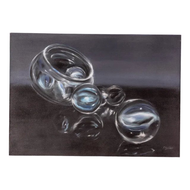 Gabriella Giardi, Pandora (Biglie Series), Oil on Canvas, 2022 For Sale