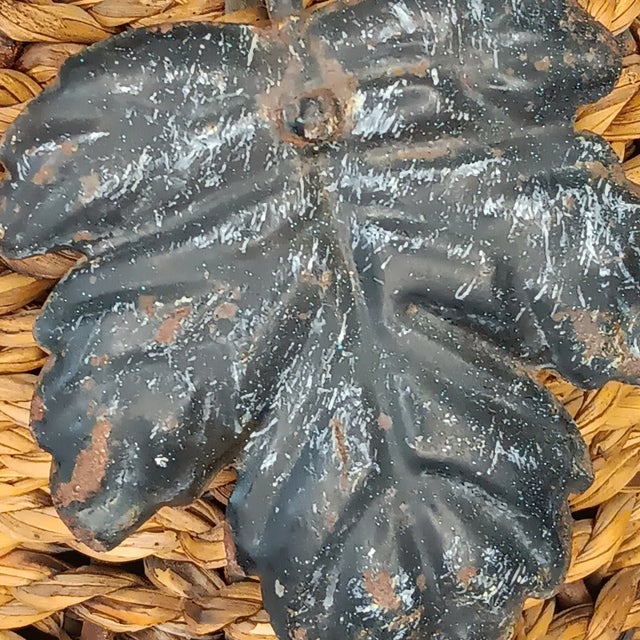 Vintage Large Wicker Rattan Woven Pear Rustic Decor 10" X 7" For Sale - Image 10 of 12