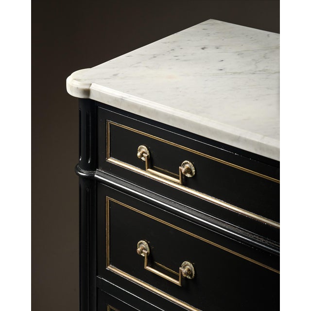 Louis XVI Style Ebonized Chest For Sale - Image 9 of 9