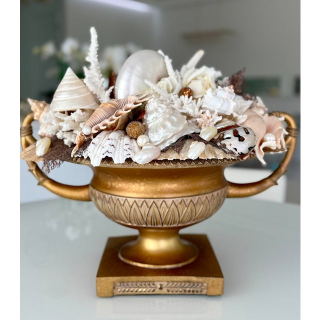 An extraordinary sculptural creation by Maison Martine, this one-of-a-kind Shell Art Urn stands at the intersection of...