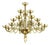 Modern Huge Champagne Murano Glass Chandelier by Simoeng For Sale