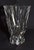Vtg. Art Deco Style Tapered Thick Cut Crystal Vase - Saint-Louis For Sale - Image 9 of 13
