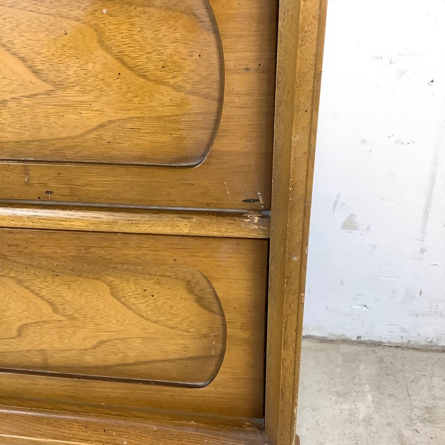 Vintage Modern Two Drawer Nightstand For Sale - Image 12 of 12