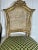 Rococo Style Giltwood Cane Chair With Upholstered Seat, Side Chair For Sale - Image 12 of 12