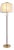 Masey 63.75" Off-White Cotton Shade Floor Lamp in Red/Gold For Sale