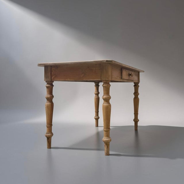 French Farmhouse Pine Table For Sale - Image 5 of 13