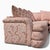 Pink 1980s Postmodern Pink Floral Curved Sectional Sofa For Sale - Image 8 of 18