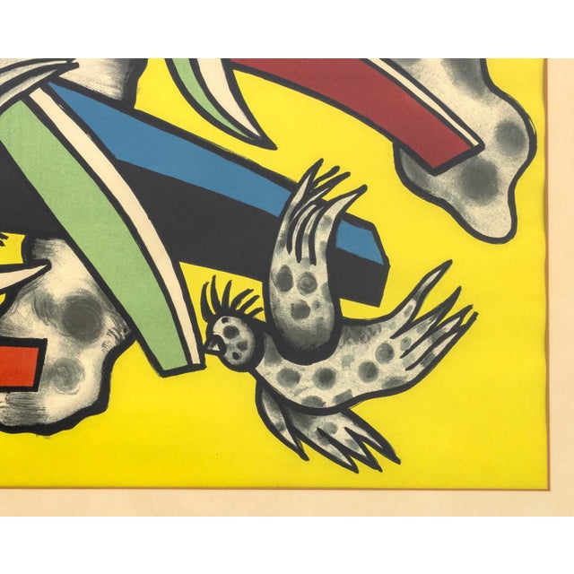 Fernand Léger After Fernand Leger "Composition Aux Deux Oiseaux" Poster For Sale - Image 4 of 5