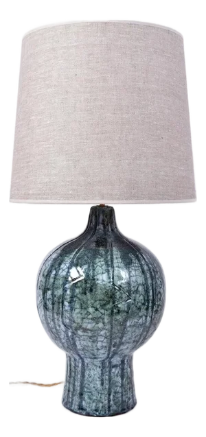 Lanzarote Green and Light Blue Lamp by Barracuda Interiors