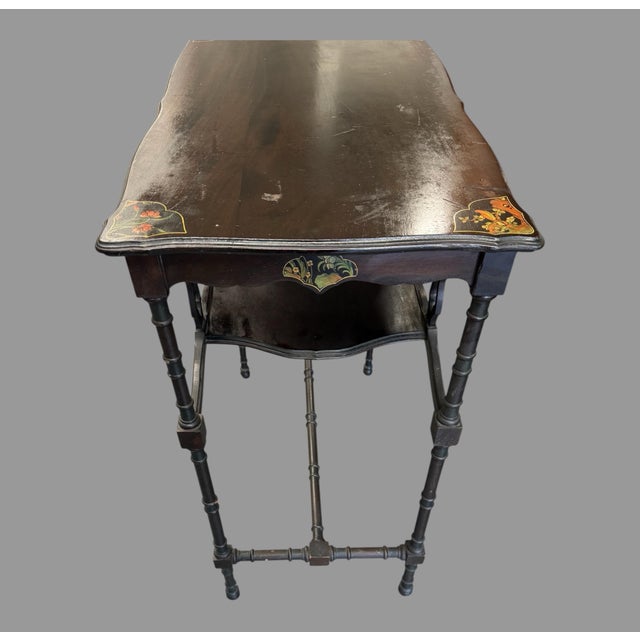 Antique Signed Limbert Arts & Crafts Side Table Offered is a beautiful antique Charles P. Limbert Arts & Crafts...