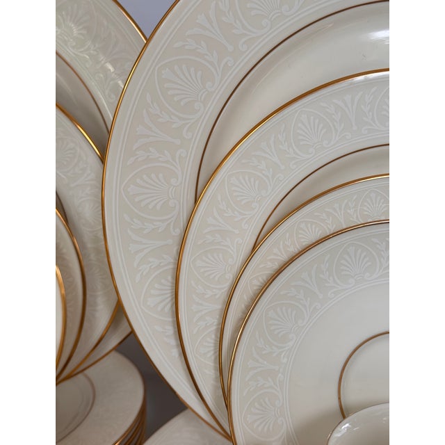 Lenox 1990s Lenox Courtyard Gold - 62 Pieces For Sale - Image 4 of 18