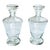 Pair of Art Deco Bar/Boudoir Decanter Bottles For Sale