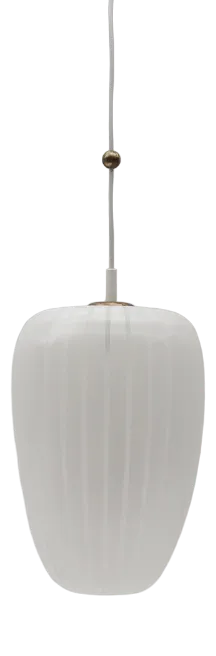 Glass Ceiling Lamp by Wilhelm Wagenfeld for Peill & Putzler, 1954