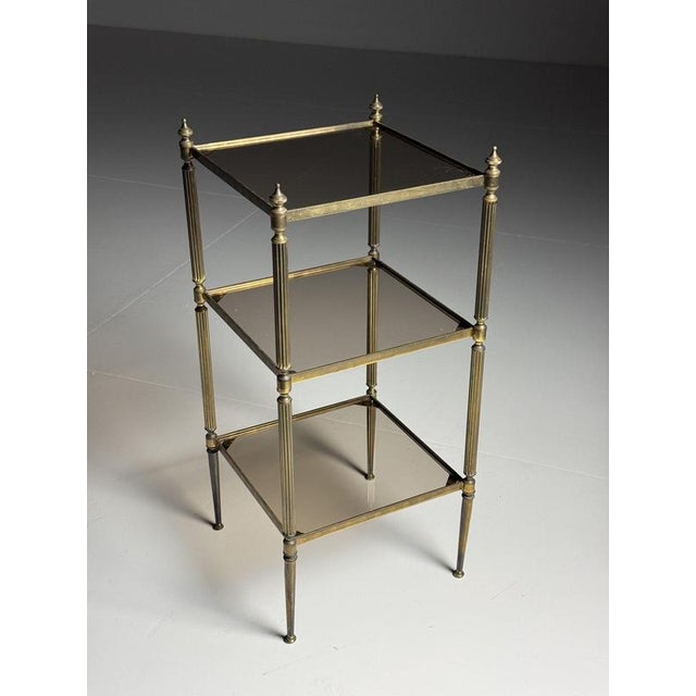 Tiered Metal Side Table For Sale - Image 17 of 17