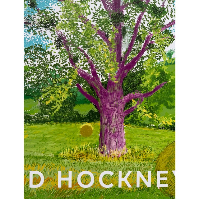 David Hockney, a Year in Normandie, 2020-2021 (Detail) Composite iPad Painting, Copyright David Hockney, Printed in Uk For Sale - Image 11 of 13
